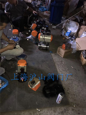 Q641N-64P氣體帶定位器高壓球閥發貨及現場安裝調試